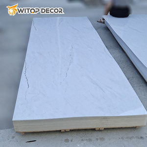 1220x2800mm Interior wall cladding plastic molding uv pvc marble wall panel