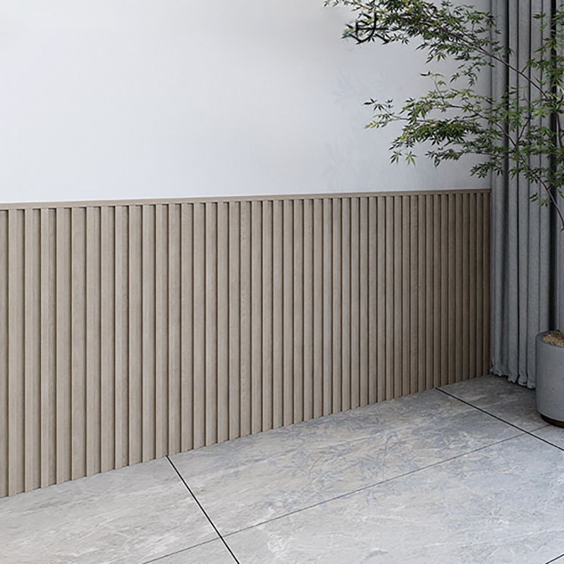 High Quality Fulted Wood Composite Planking Artificial Wall Panel PVC Shiplap Wall Paneling