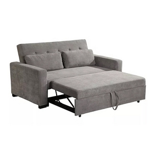 Modern extendable sofa set bed sofa and cozy small bed sofa cama with 2 pillows