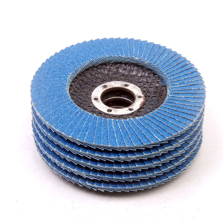 5-Inch 125mm Calcined Alumina Flap Disc Pack Abrasive Tools for Steel and Stainless Steel Sanding