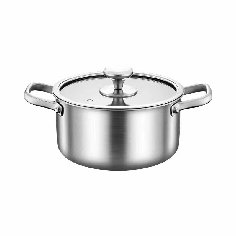 Top Quality Tri-ply Stainless Steel Cooking Pot Cookware Casserole For Kitchen