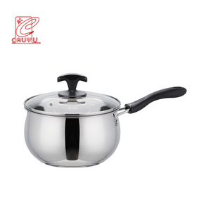 Cookware cooking pot stainless steel big capacity soup pot 14/16cm saucepan milk pot