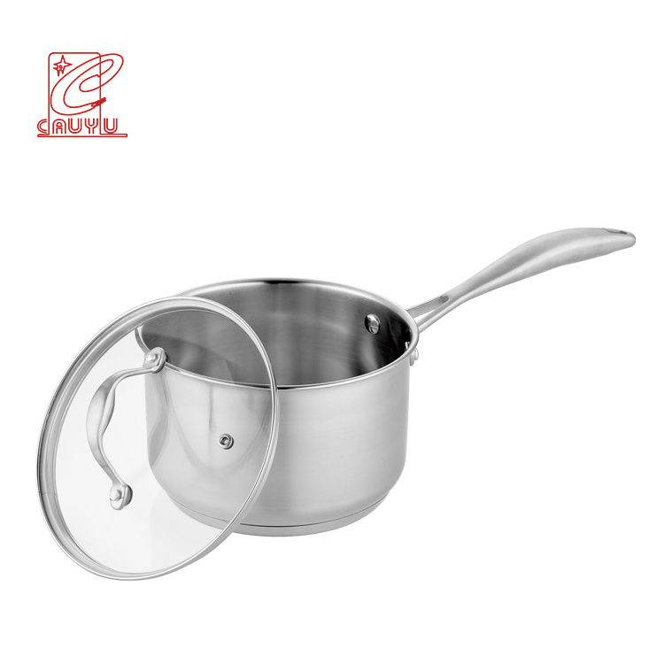 Luxury Sanding induction cooking pot and pan inox cookware set