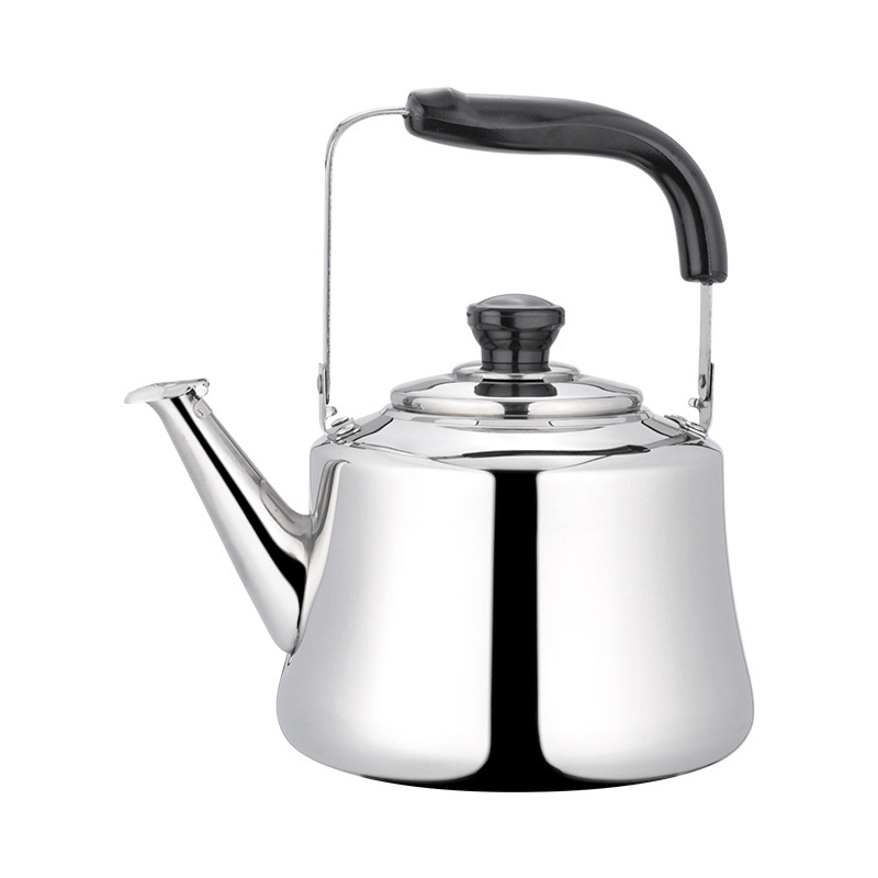 Hot Selling Stainless Steel Whistling Water Boiling Tea Kettle Teapot With Folding Handle