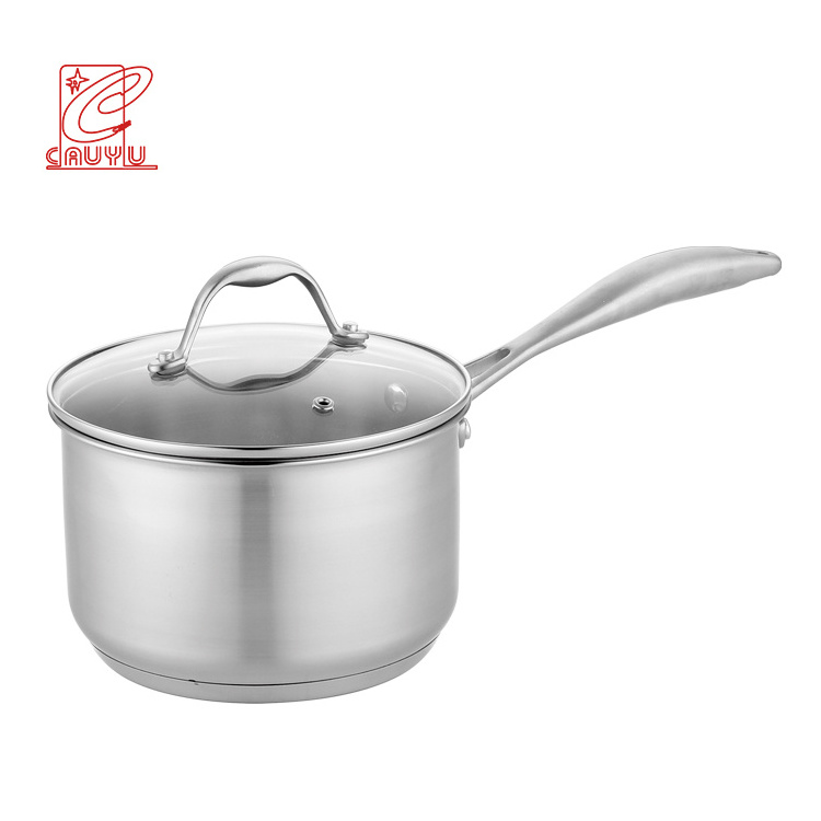 Luxury Sanding induction cooking pot and pan inox cookware set