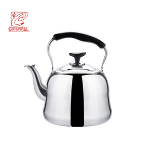 Cheap Price Different Sizes Non-electric Tea Kettle Stainless Steel Whistle Kettle With Bakelite Handle