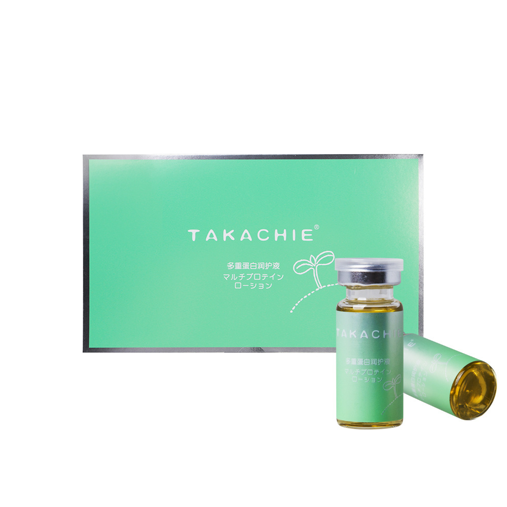 Best effect TAKACHIE multiple protein moisturizing hair serum hydrolyzed collagen keratin hair treatment ampoules