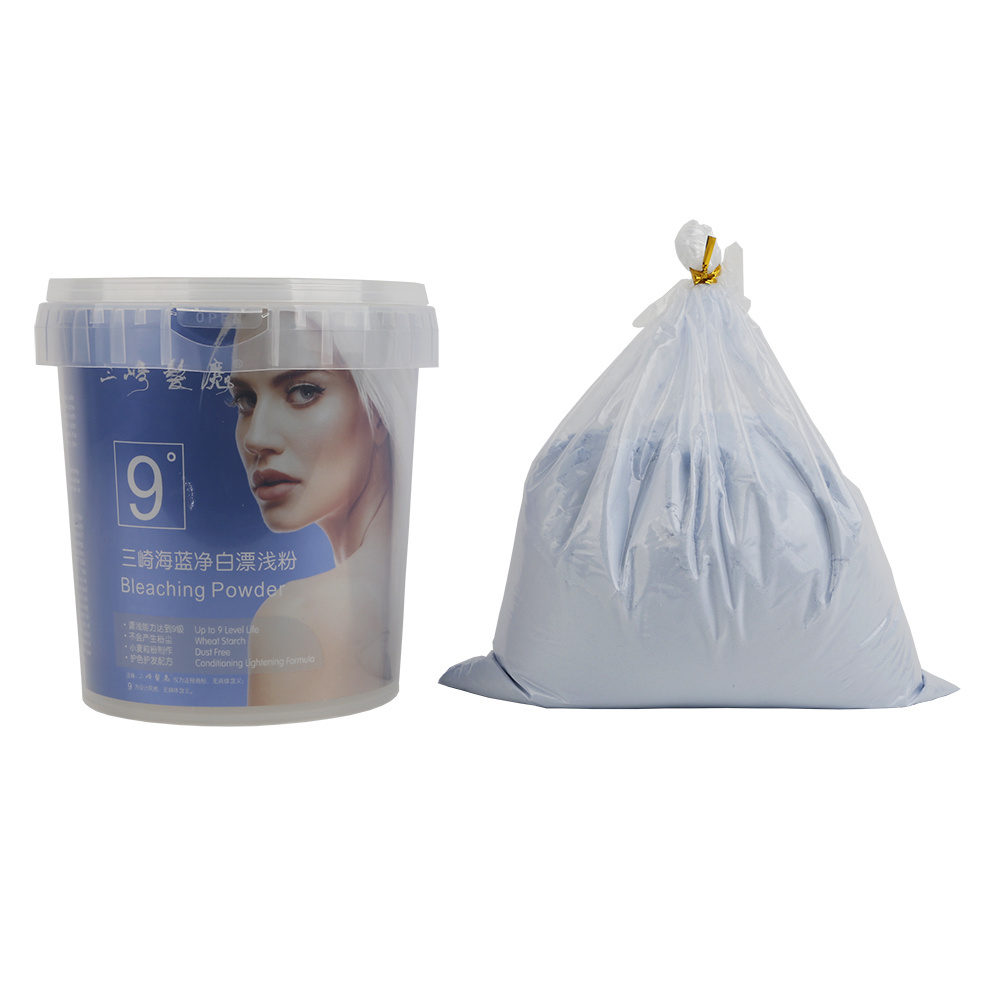 Private Label Powdered Oxygen Bleach Lightening Hair Blonder Powder Bulk Bleach Hair White Bleaching Powder For Hair