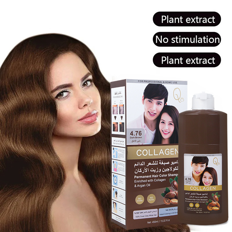 Hair Color Shampoo Chaoba High Quality Home Use Fst Ammonia Free Change Hair Color Hair Dye Shampoo