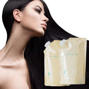 Professional Salon Use Straight Hair Perm Lotion Collagen Rebonding Afro Hair Straightening Cream