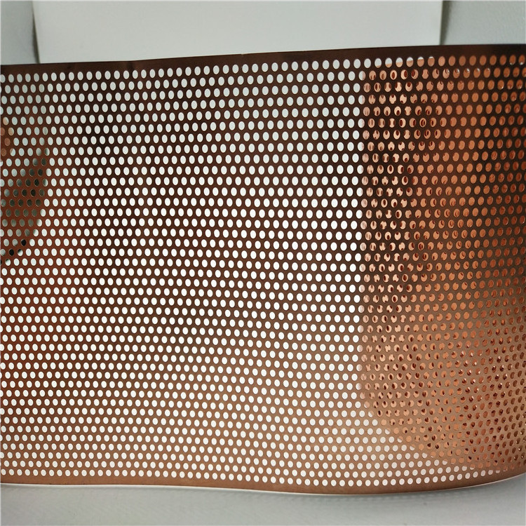 Brass Perforated Mesh