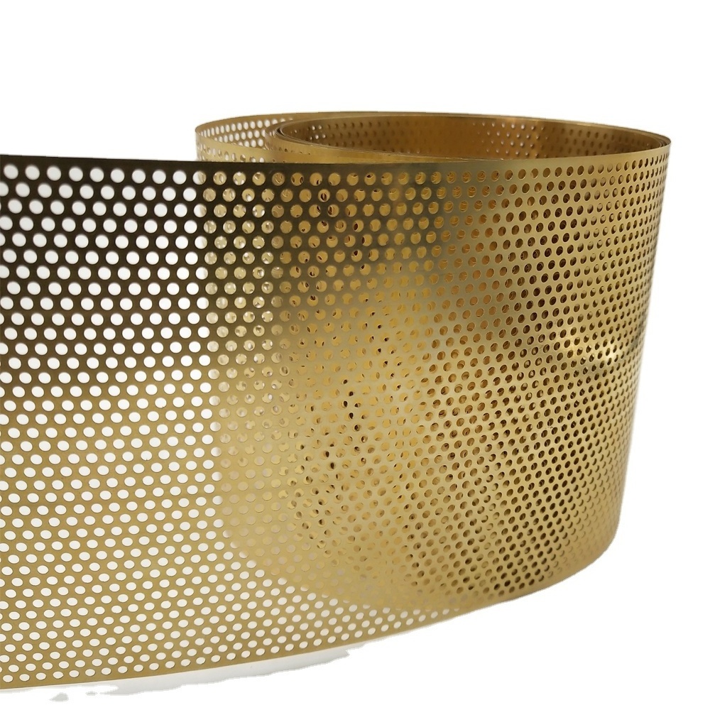 Brass Perforated Mesh