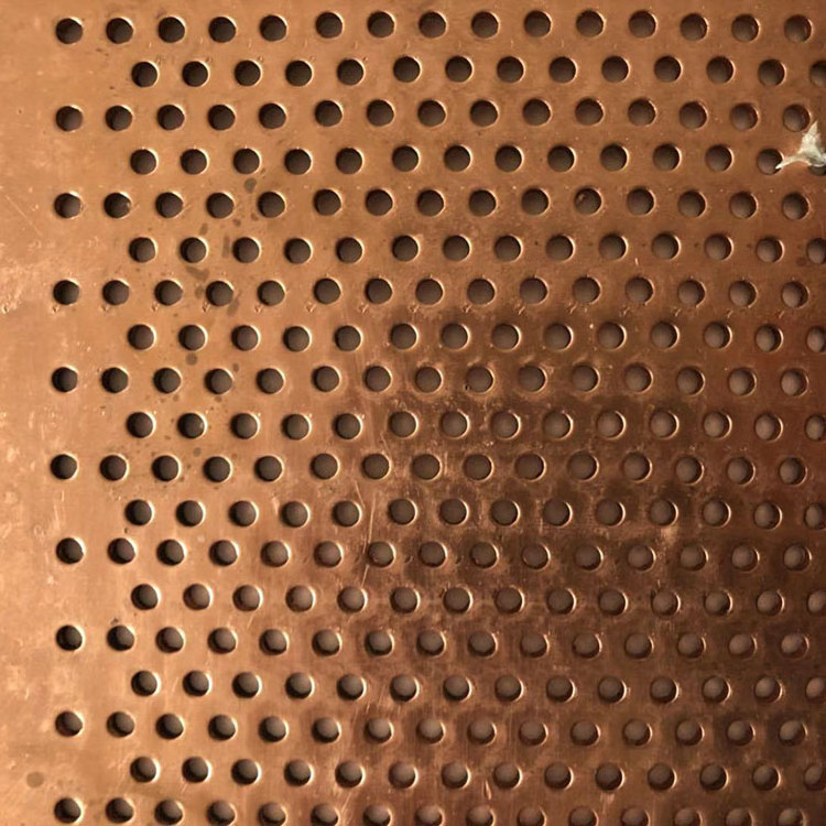 Brass Perforated Mesh