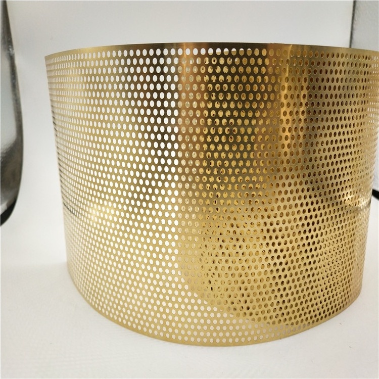 Brass Perforated Mesh