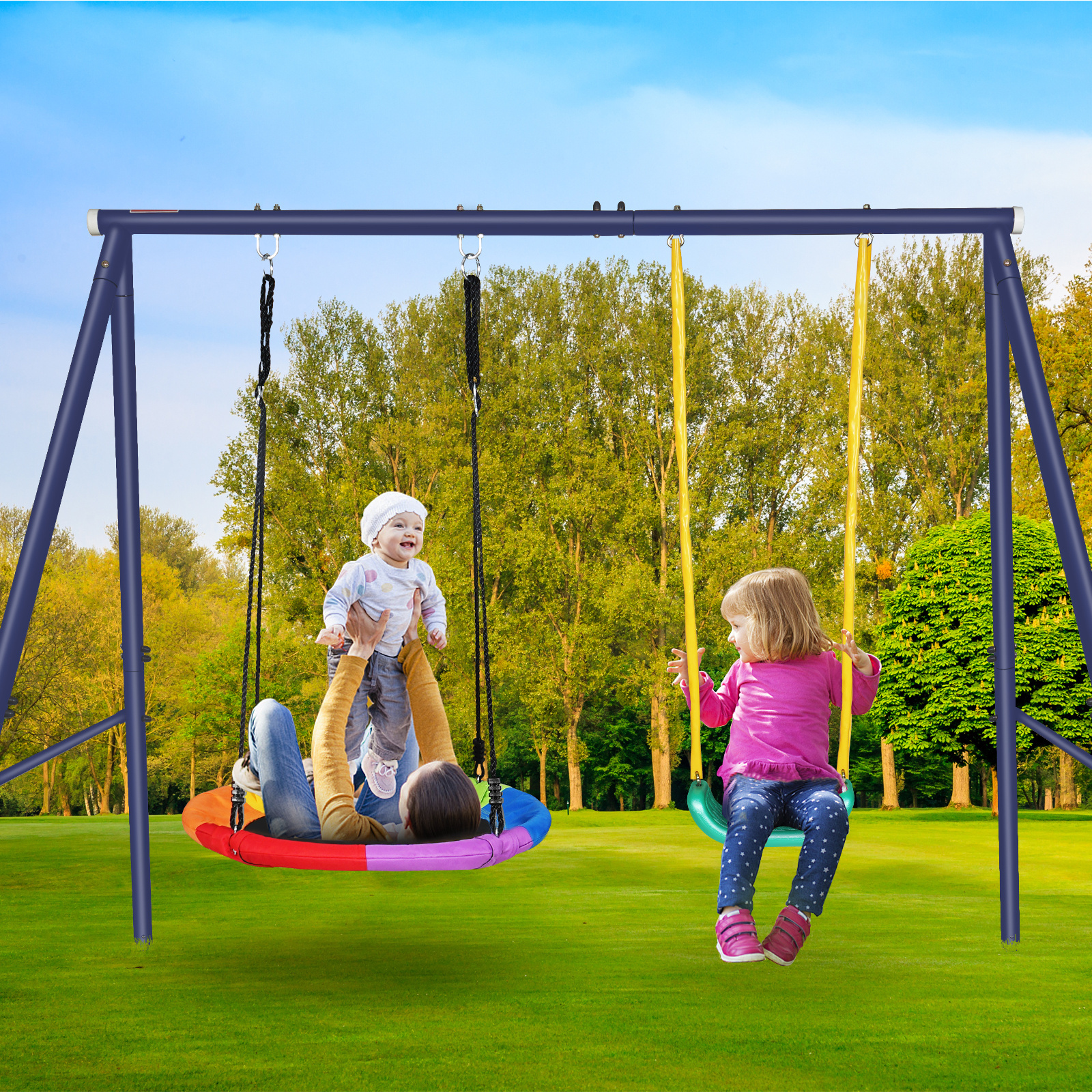 Kanglaibao durable garden swing baby saucer swing  for outdoor and playground