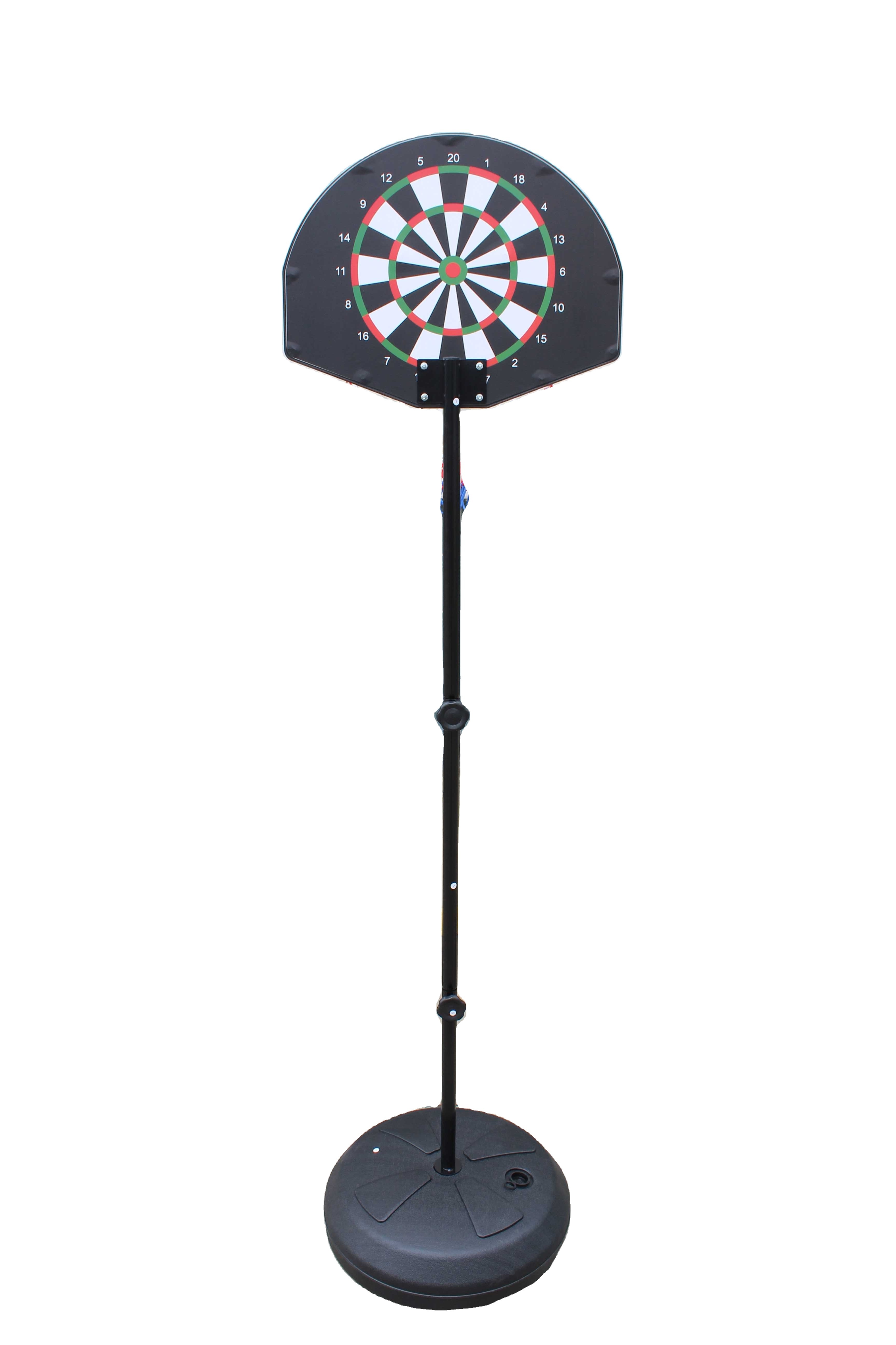 IUNNDS 2023 2-In-1 Kids Basketball Hoop Stand with Dart Board Home Use Court Equipment for Backyard Play