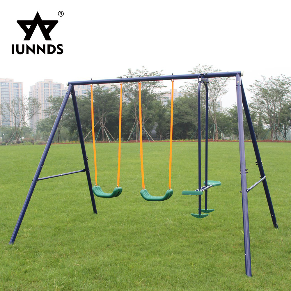 Swing Outdoor Garden Kids Baby Face To Face Glider Swing Chair