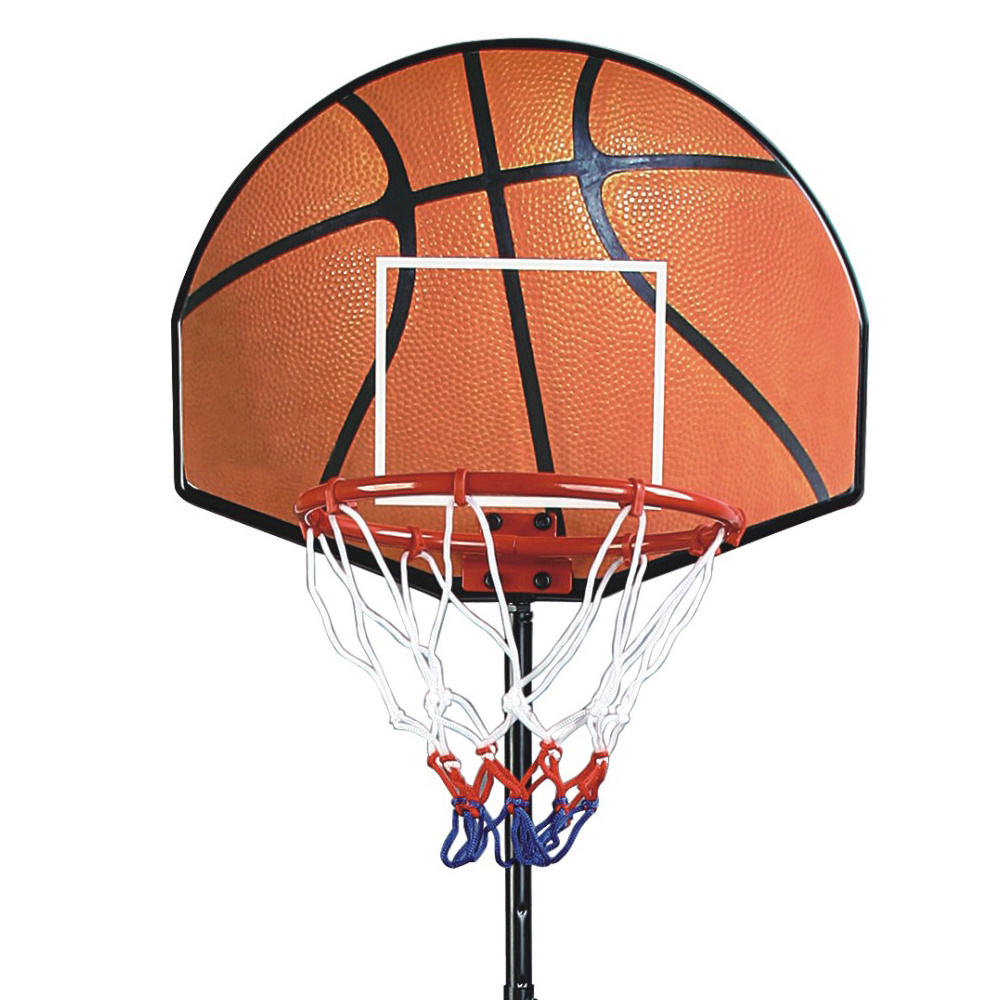 Portable 2 in 1 adjustable basket ball hoop basketball stand with dart board