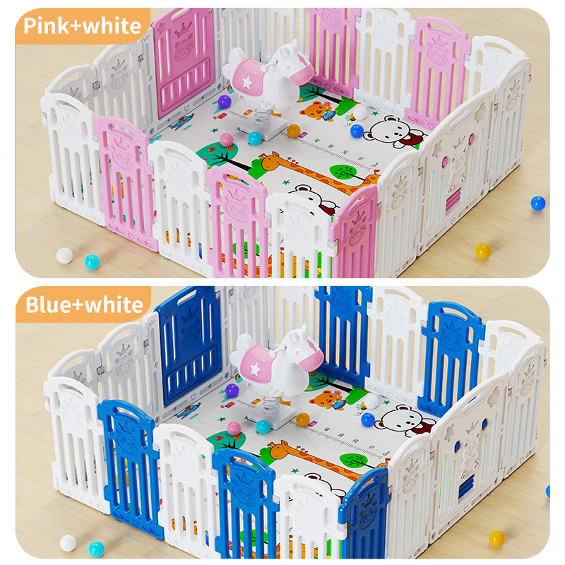 Baby fence, High Standard Portable kids Plastic Playpen, children yard playground for kids fun