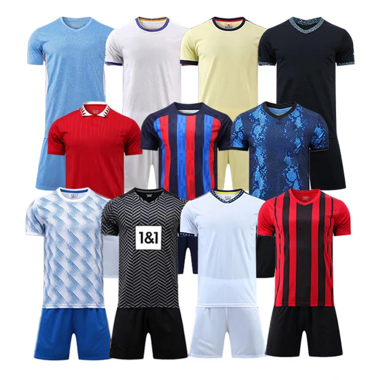 New Season Best Football Jersey 2023-2024 High Quality Quick Dry Shirt Men Soccer Wear Team Jersey Set Football Uniform 23/24