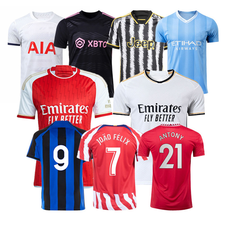 Premium Quick Dry Soccer Uniform Top Sublimation Football Club Set Men Shirts Player Version Training Jersey