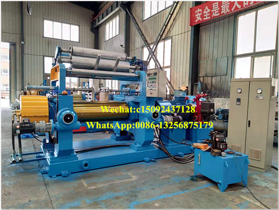 XK-450D Automatic stock blender two roll open mixing mill / rubber mixing mill / open mixer