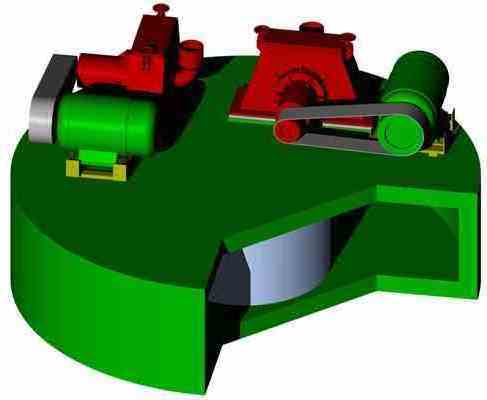 Rotary Table Shot Blast Wheel Machine Processing Machinery