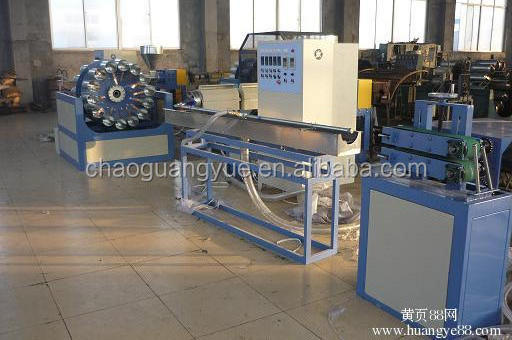 EVA wire hose making machine cleaner plastic spiral pipe production line