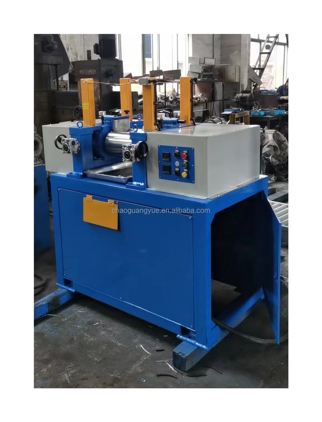 Two Roll Open Mill Rubber Roller mixing Compact machine Laboratory PVC Silicone Rubber machinery