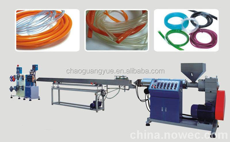 EVA wire hose making machine cleaner plastic spiral pipe production line