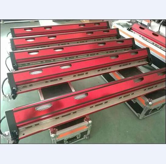 Portable hot conveyor belt splicing press with air cooling