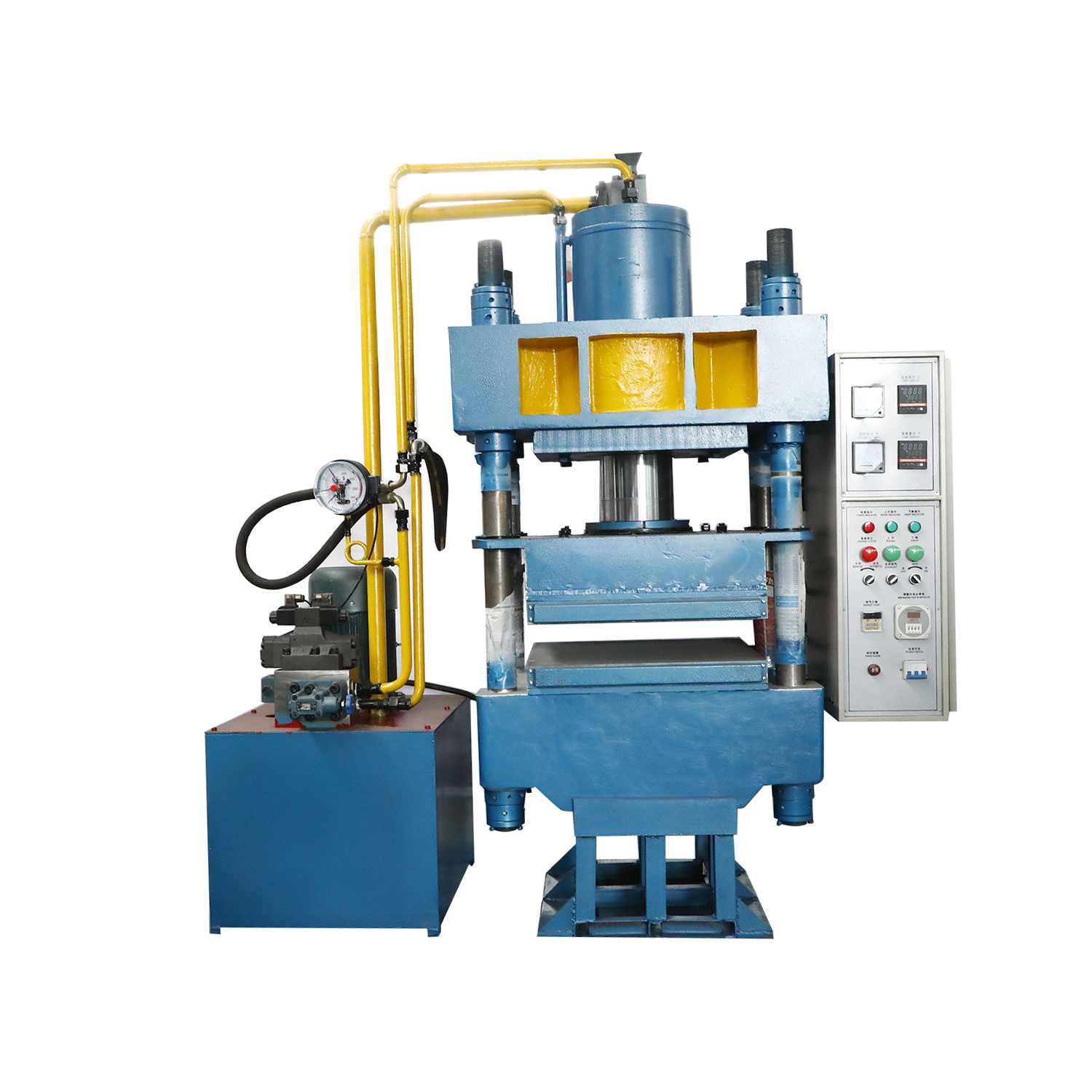 rubber stop block vulcanizing machine rubber curing press for tiles mats