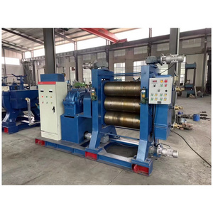 three roller rubber calender/rubber sheet machine