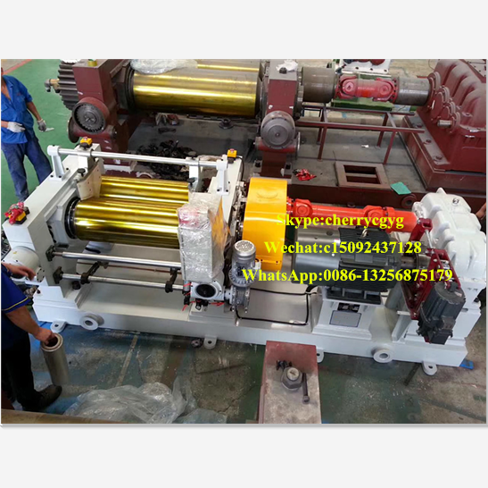 XK-450D Automatic stock blender two roll open mixing mill / rubber mixing mill / open mixer