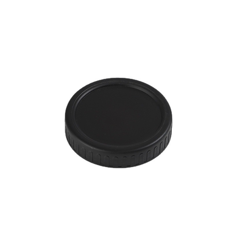 Hot Sale Colored 70mm 86mm Regular Wide Mouth Plastic Lid for Mason Jars with Silicone Ring