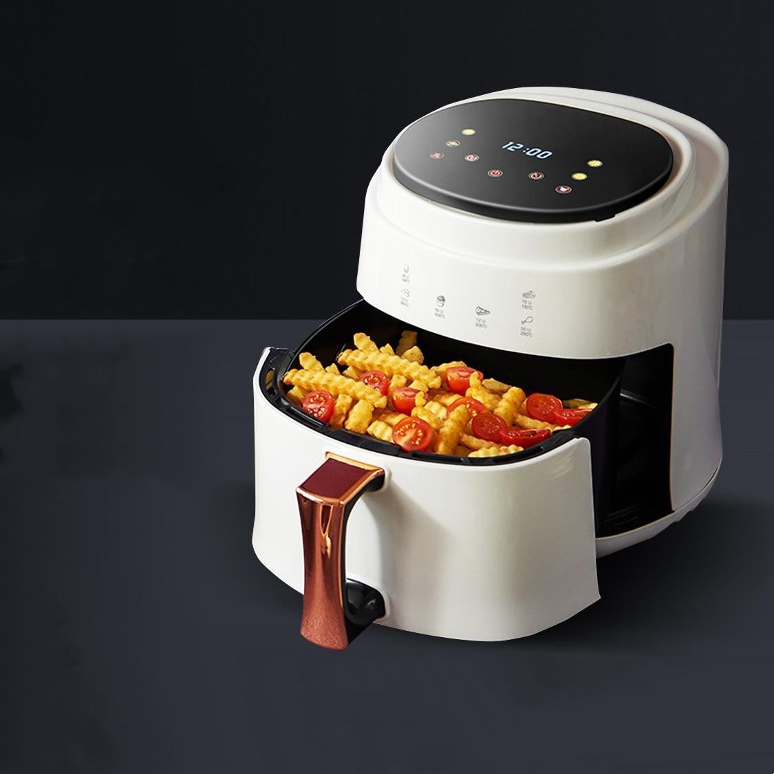 Home 8L large capacity intelligent electric fryer chips machine gift can be timed digital display screen air fryer