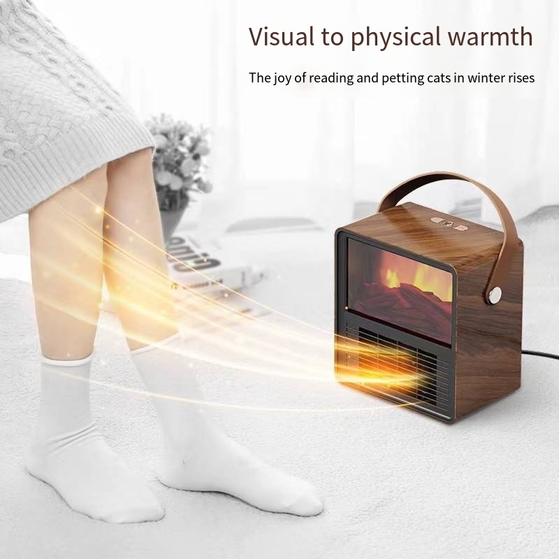 Mini desktop fireplace Heater free standing portable indoor outdoor table Modern decor 3D electric fireplace Christmas