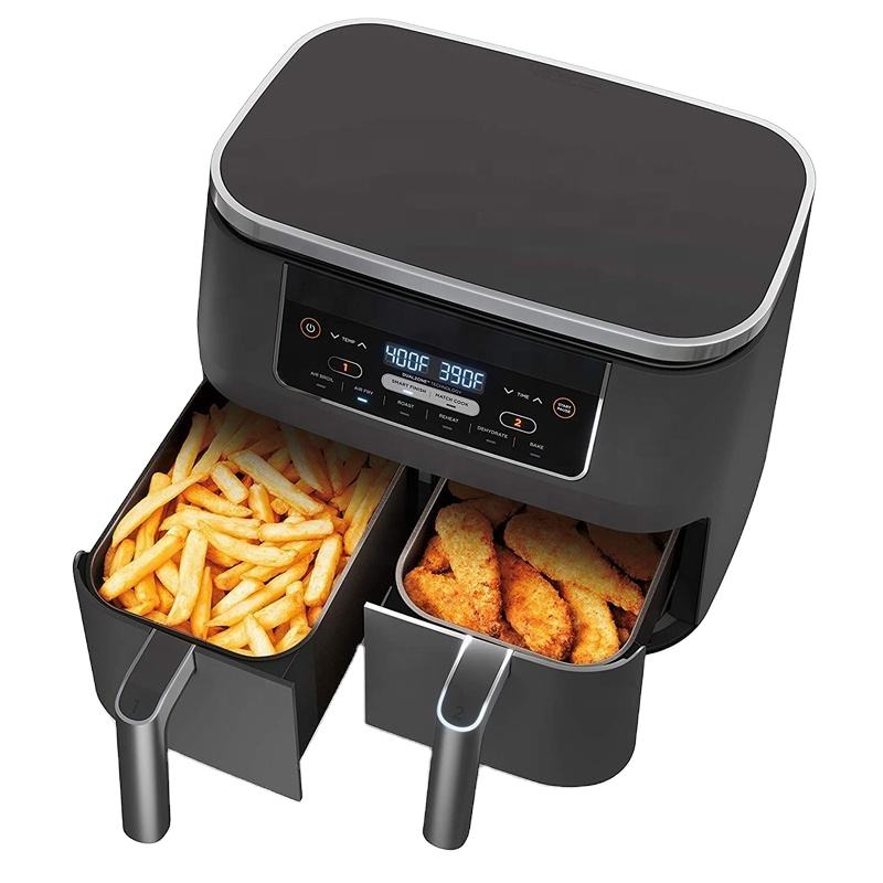 12L cross-border double bile double open air fryer smart home appliances electric fryer multi-function oil free high power