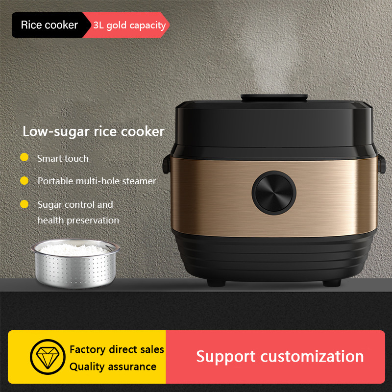 Intelligent cooking automatic stainless steel electric multifunctional cooking rice cooker 5L large capacity