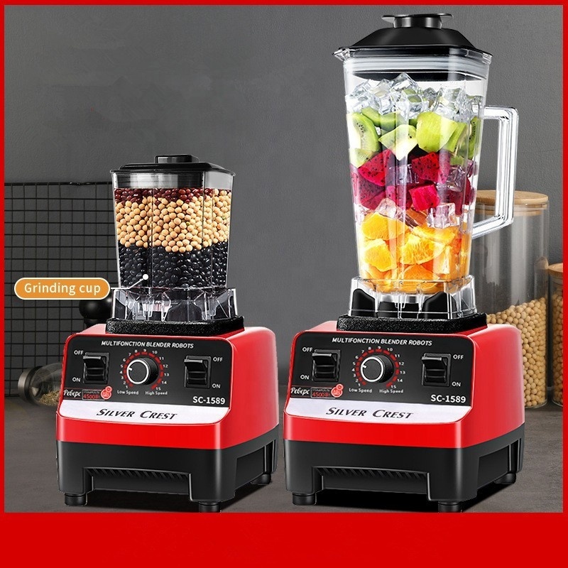 High Speed Commercial Smoothie Electric Blender 2020 Brand New Black Red Top Copper OEM Traditional Steel Motor Stainless Power