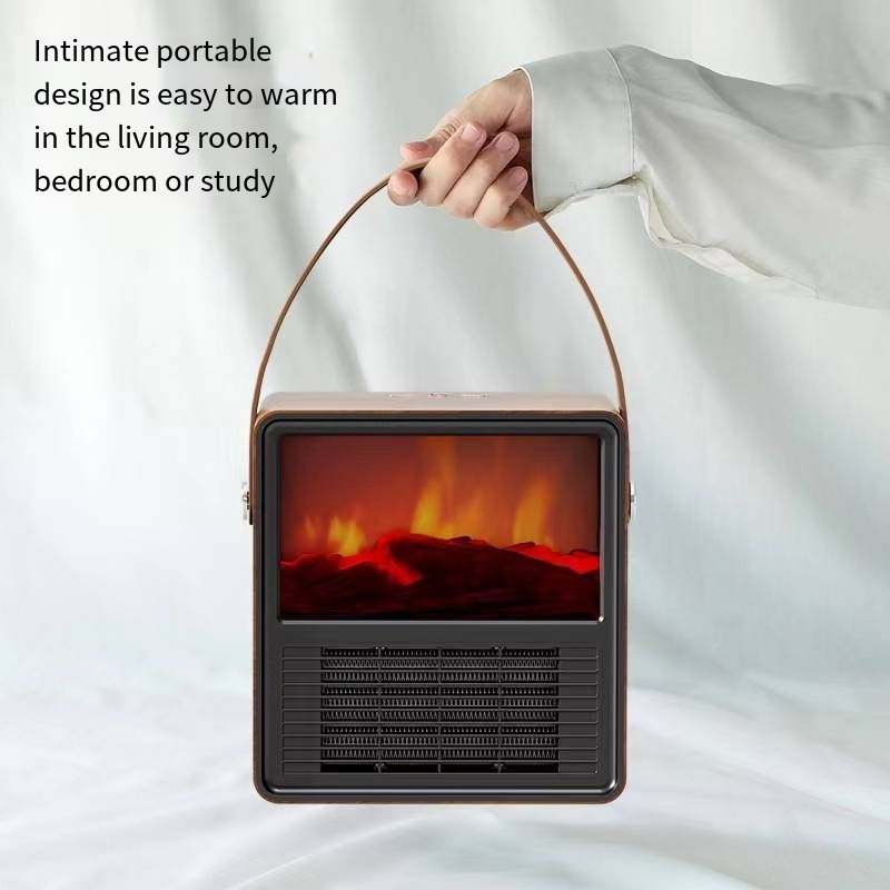 Mini desktop fireplace Heater free standing portable indoor outdoor table Modern decor 3D electric fireplace Christmas