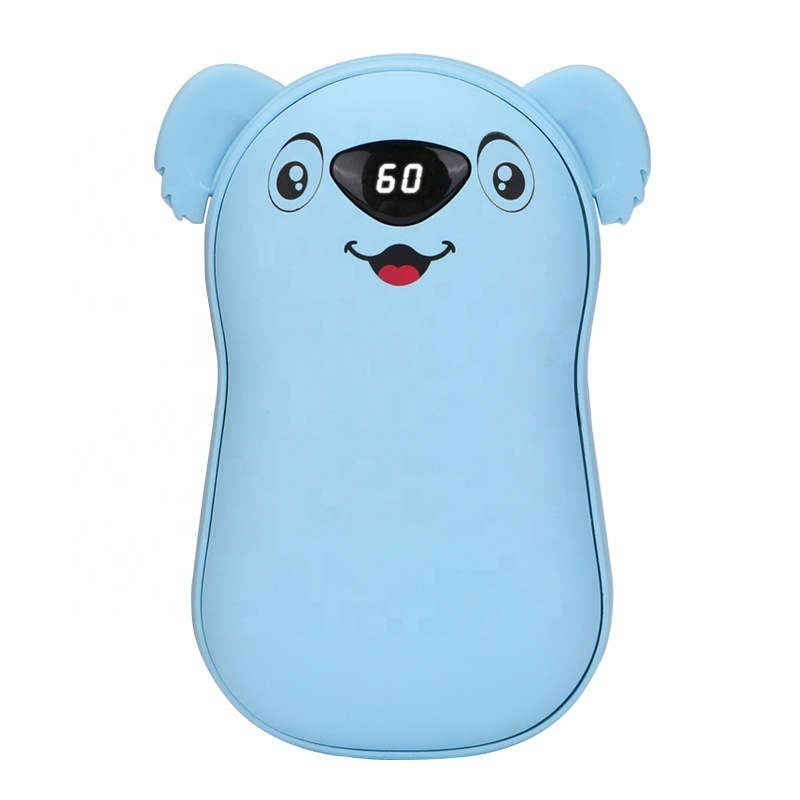 New cute cartoon hand warmer charging 2-in-1 usb portable power supply double-sided heating to warm baby