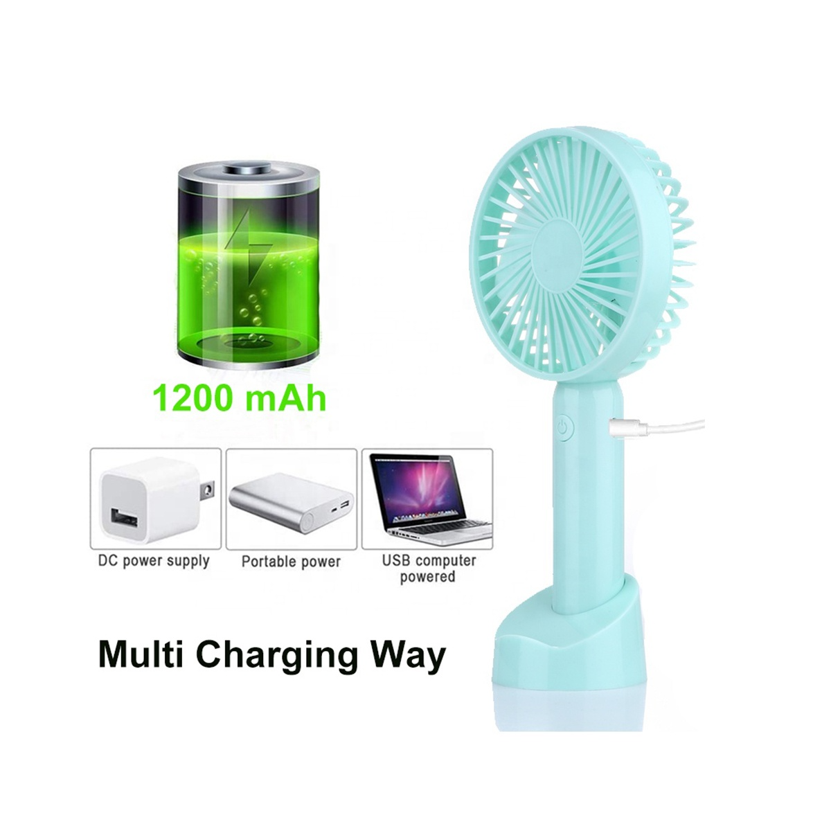 Cheap price mini handheld fan hanging silent usb fan portable mini cooler fan