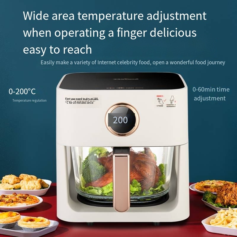 The new home multi function intelligent automatic health no soot visible air fryer