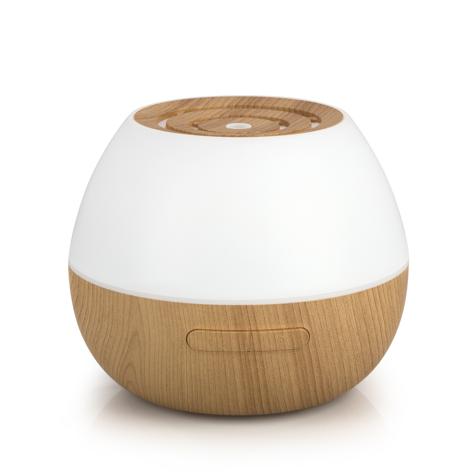 Wooden Grain Bamboo Shallow Ultrasonic Portable Mist Diffuser Humidifier