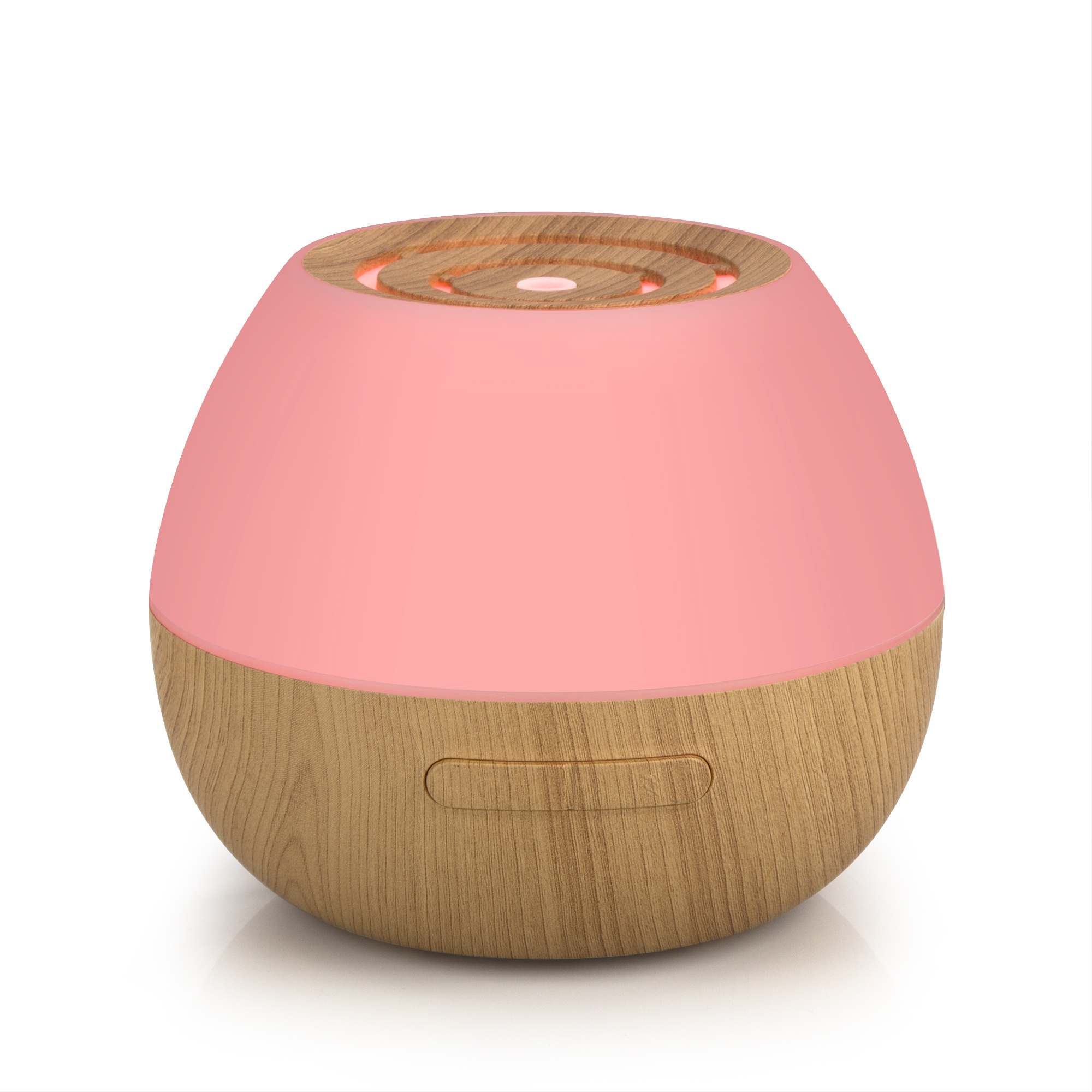 Wooden Grain Bamboo Shallow Ultrasonic Portable Mist Diffuser Humidifier