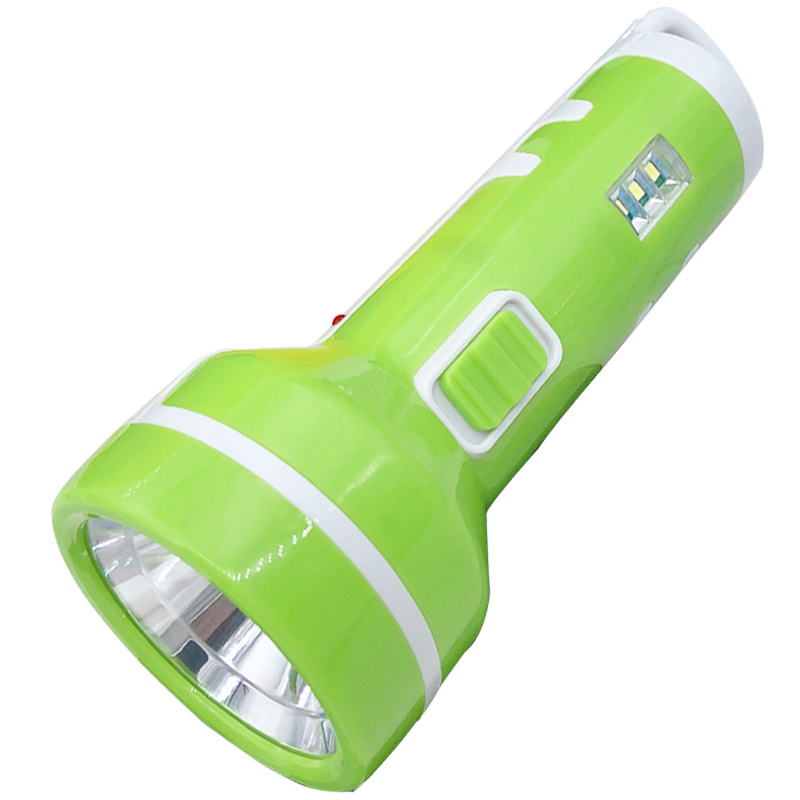 Manufacturer Two gear adjustment plastic flashlight LED Rechargeable Torch Flashlight