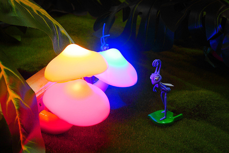 Kids Children Bugs MINI Dream Mushroom Night Light LED Night stand lamp