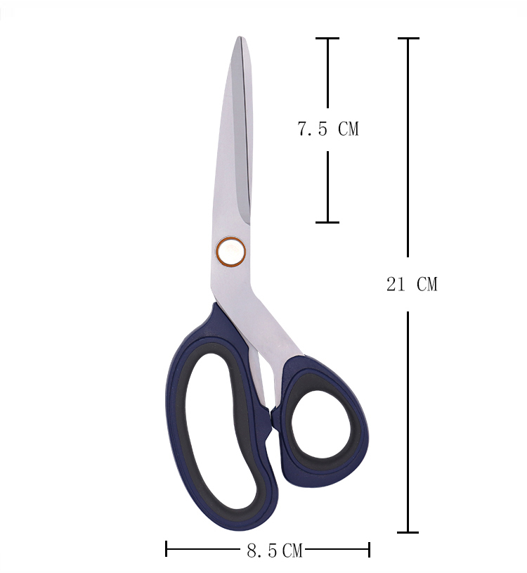 sewing scissors tailor best quality clothing shear 8.5 inch Titanium alloy stainless steel household tailor scissor