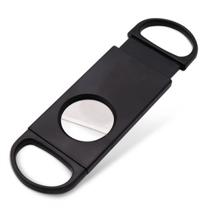 Wholesale Custom Logo Cigar Punch Cutter Scissors Stainless Steel Cigar Cutter Metal Portable Cigar Accessories